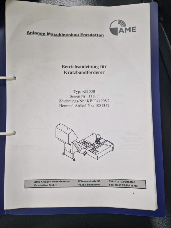 AME Kratzbandförderer KB530 – Bild 6