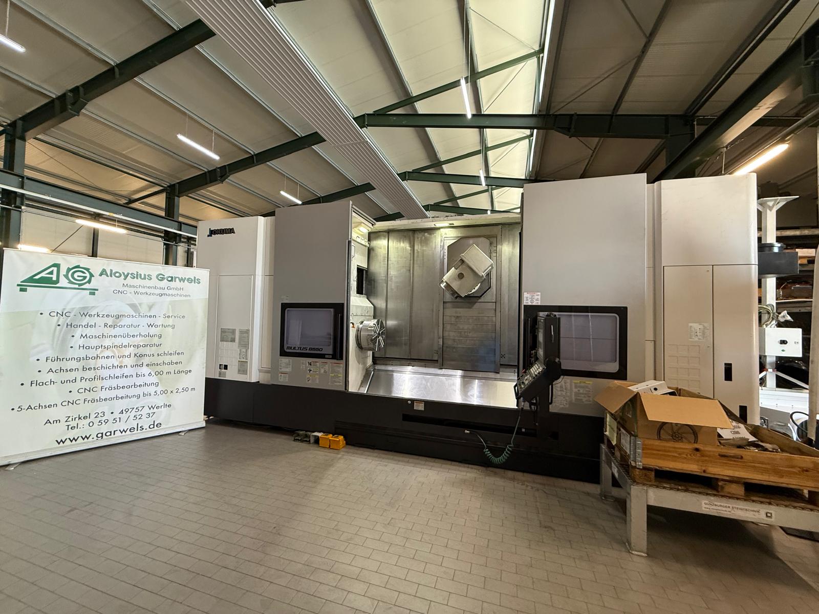 5 Achsen CNC Dreh- und Fräszentrum Okuma Multus B550-C 2000