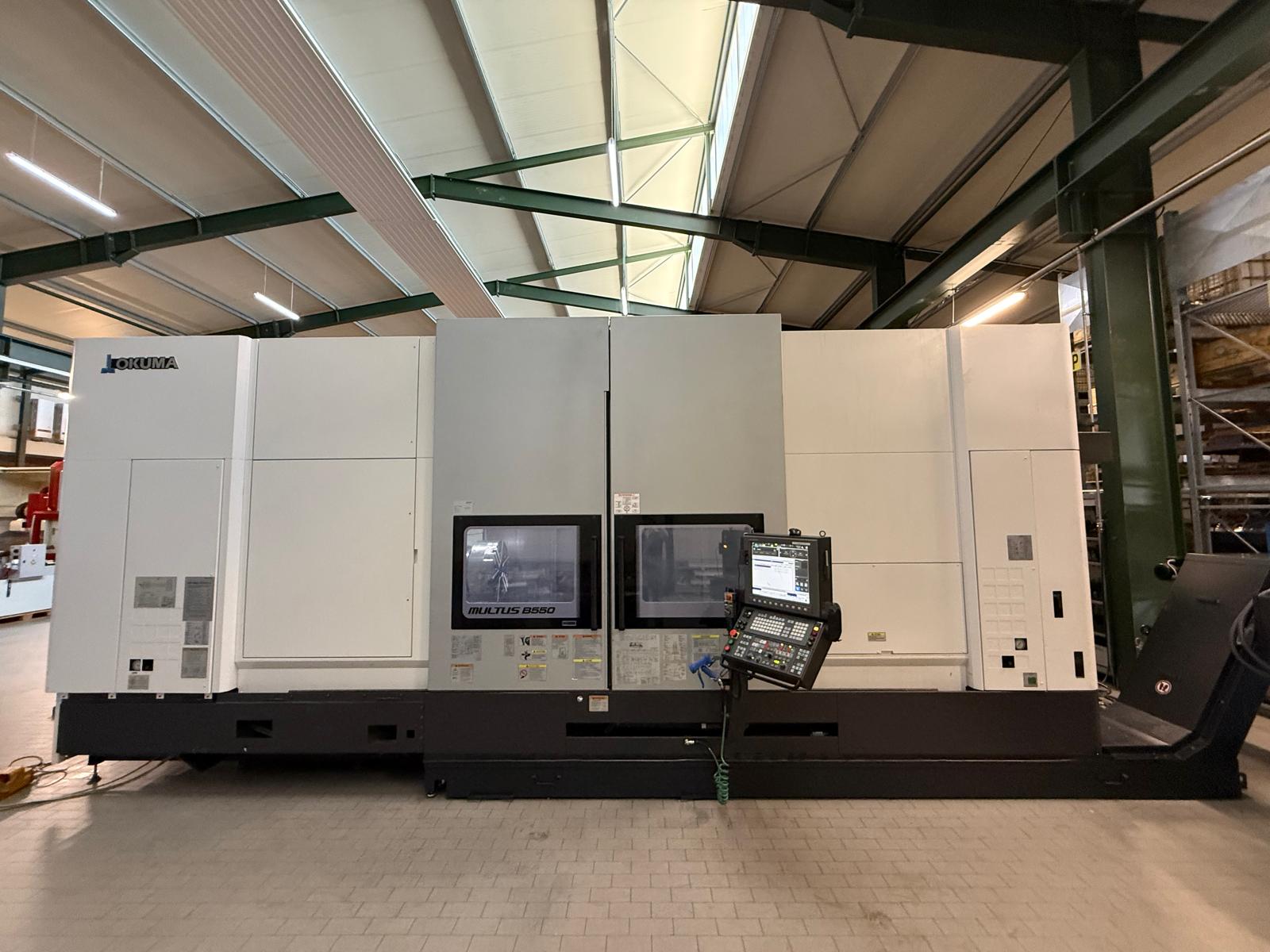 5 Achsen CNC Dreh- und Fräszentrum Okuma Multus B550-C 2000 – Bild 7